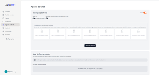 Agente de atendimento com IA
